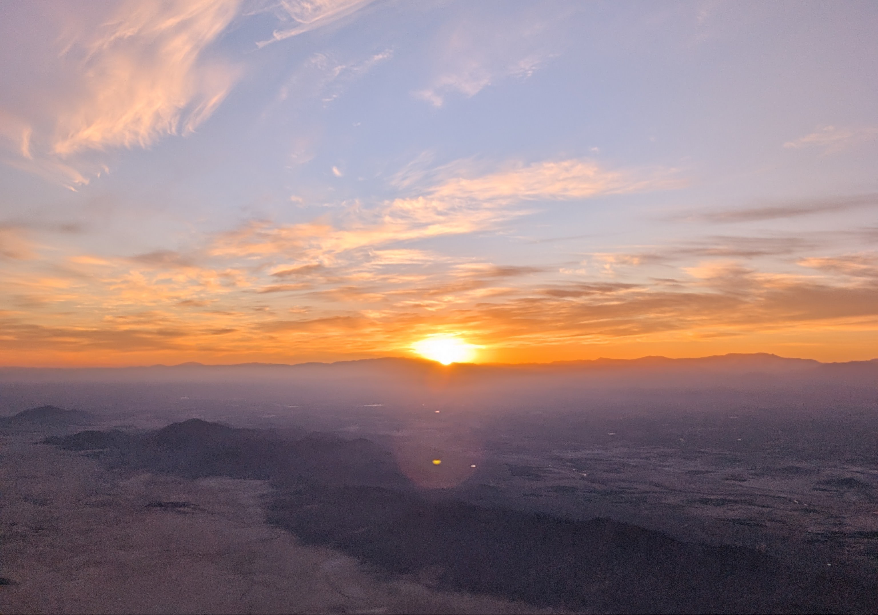Sunrise over the Atlas Mountains